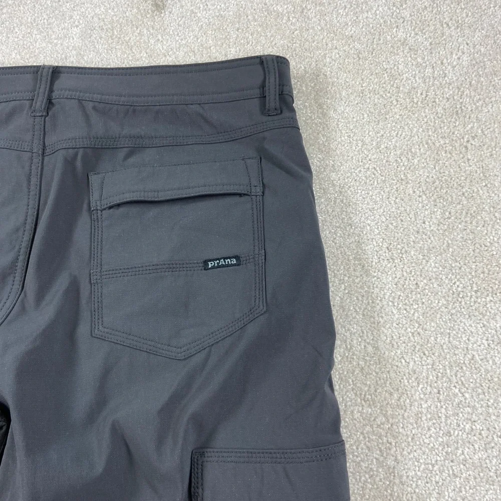 Prana Zion Cargo Pants Mens 36x30 Black Fleece Lined Hiking Outdoor M41173008